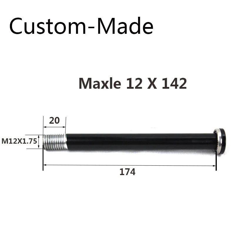 12x142 without lever Через ось Maxle rockshox 12x100 12x135 12x142 12x150 MTB велосипедные шампуры TP 1,75 мм длина сзади L167 L174 L182 передние L122 - Цвет: 12x142 without lever
