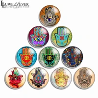12mm 10mm 16mm 20mm 25mm 30mm 554 hamsa mix round glass cabochon jewelry finding 18mm snap button charm bracelet