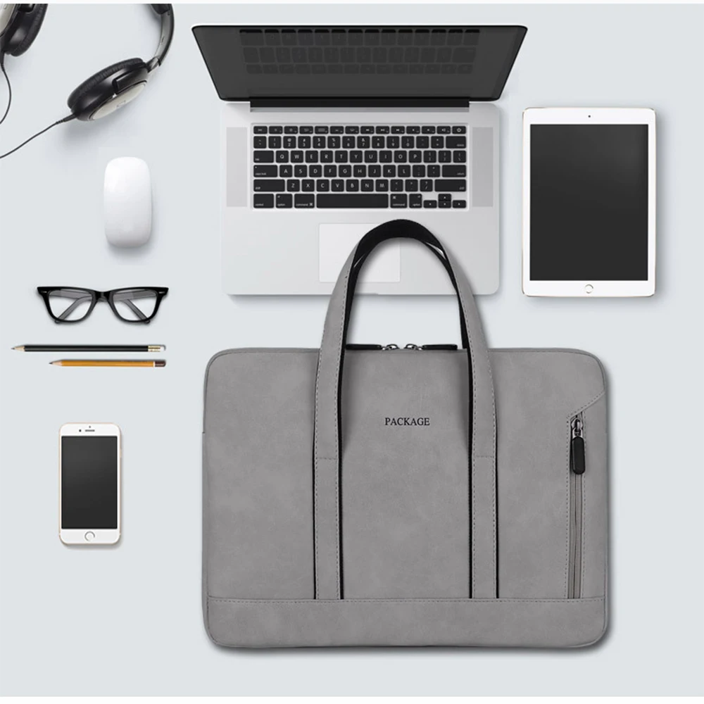 Женская сумка для ноутбука чехол из искусственной кожи Macbook Pro Air 13 14 15 6