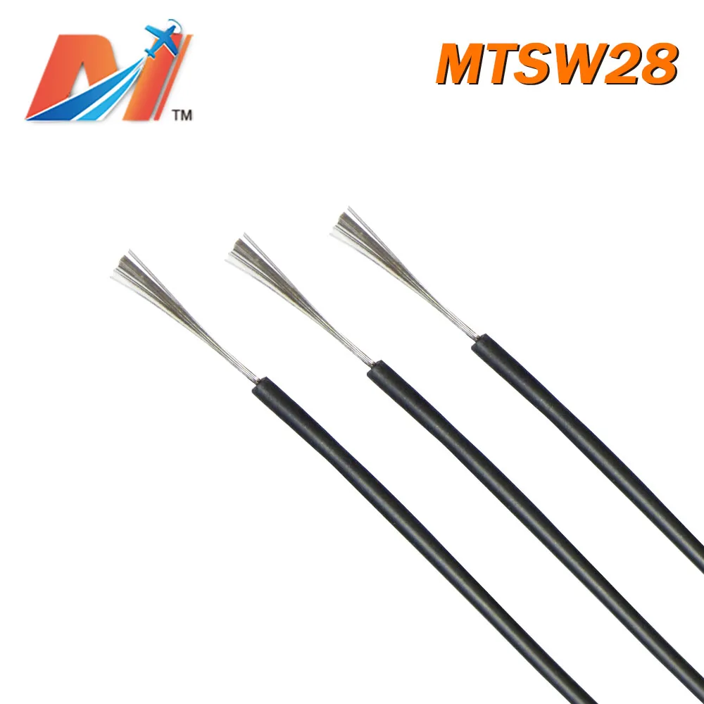 Силиконовый кабель питания Maytech AWG28 черного цвета|Силовая установка| |