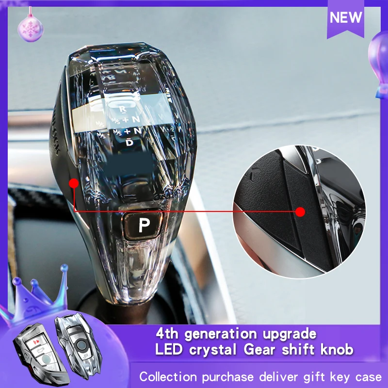 

Car automatic transmission Crystal shift knob For BMW New Gear Handle 3 Series 4 Series 6GT X3X5 X6 Z4 Gear shift knob
