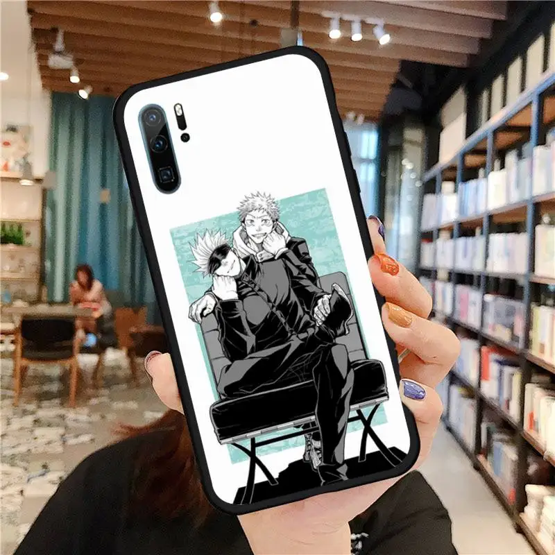 

Jujutsu Kaisen Satoru Gojo Comics Phone Case For Huawei honor Mate P 9 10 20 30 40 Pro 10i 7 8 a x Lite nova 5t