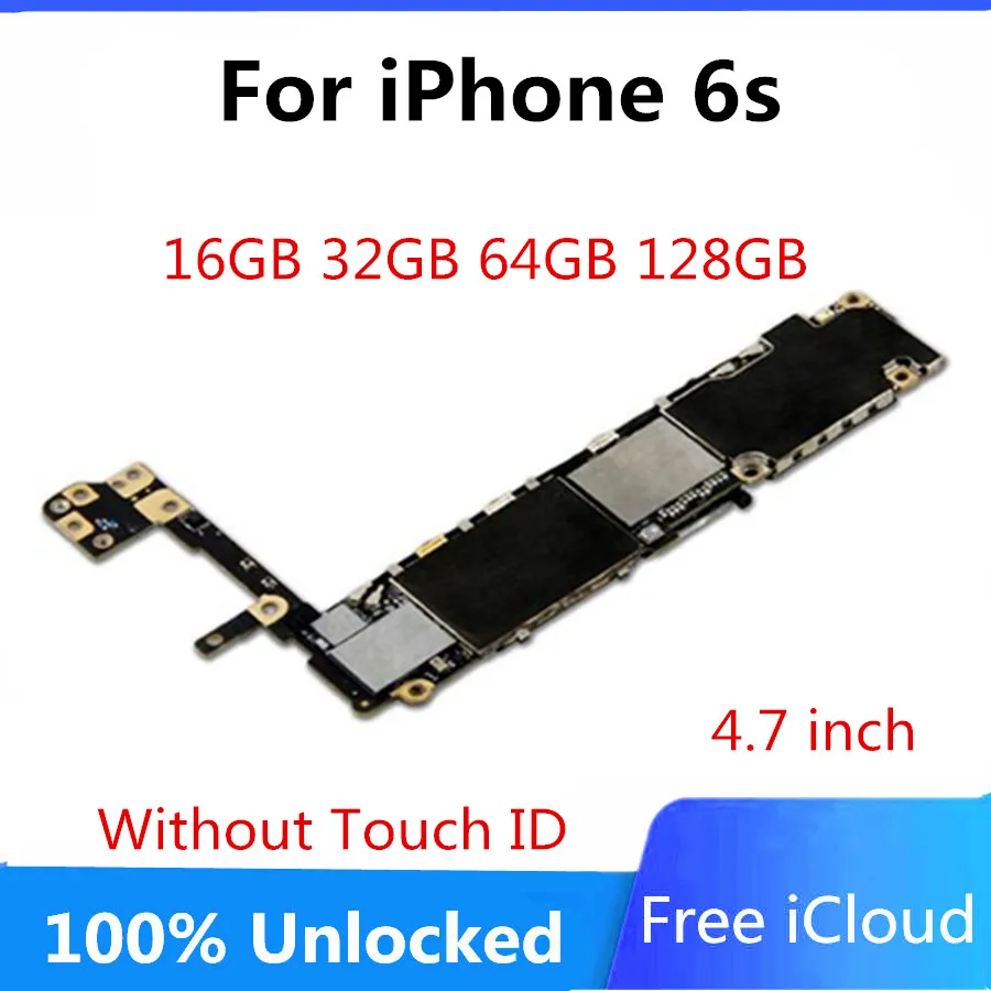 Разблокированная материнская плата для iPhone 6S 64 ГБ Logic без Touch ID с тестом IOS хорошая