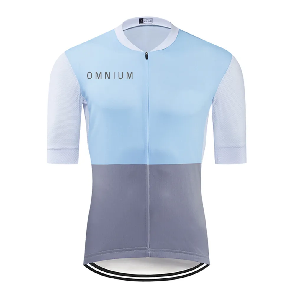 OMNIUM Высокое качество, летние майки для велоспорта, рубашки с коротким рукавом для мужчин, одежда для велоспорта, одежда для гоночного велосипеда - Цвет: OMNIUM