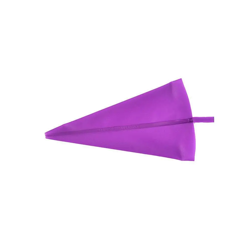 

TPU Silicone Decorating Bag Decorating Tool Baking Worker Cream Pastry Reusable Piping Bags Kitchen Accessories DIY Purple Bag