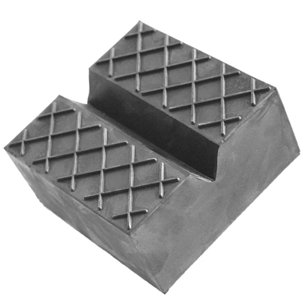 Автомобильный авто коврик резиновая черная Поддержка Джек Pad слот подъем блоков