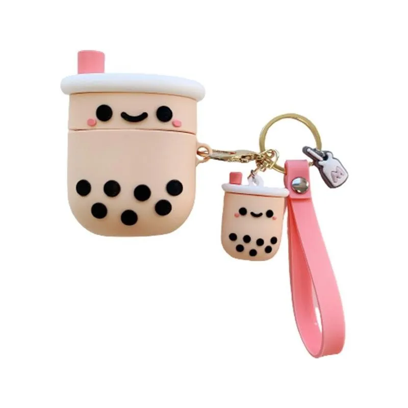 

1 Pcs Protective Case For Airpods Pro 3 Kawaii Silicone Keychain Wireless Co Accessories Bluetooth For Airpods 2 Protective V2F6