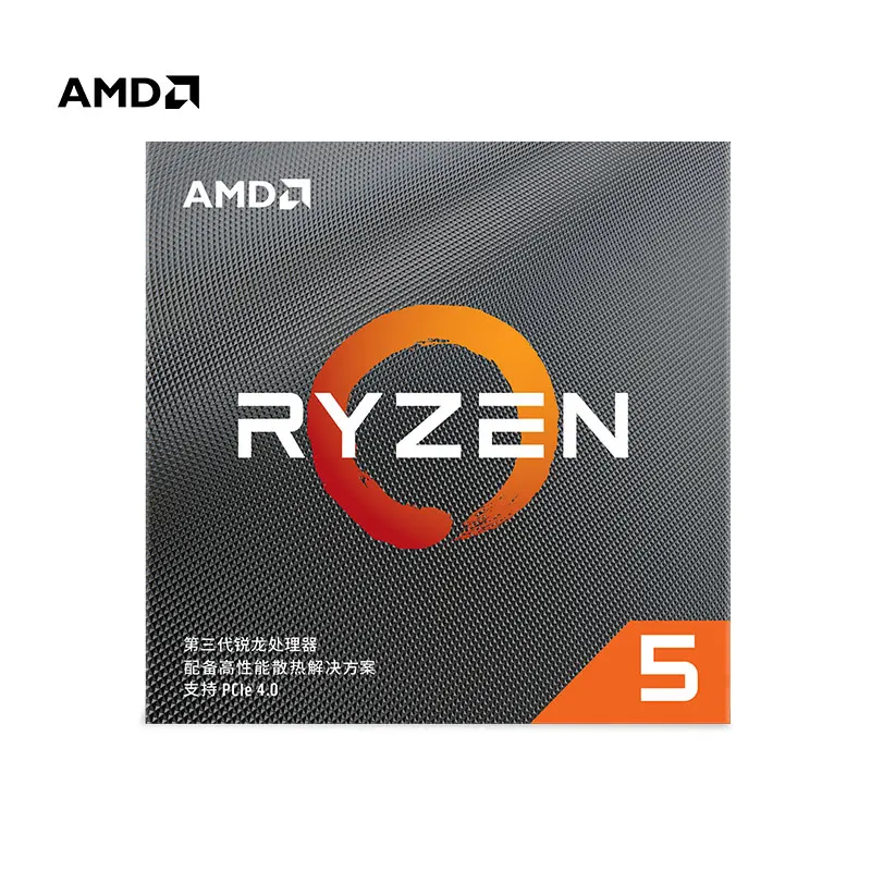 Процессор AMD Ryzen 5 3600X R5 3 8 ГГц шесть ядер двенадцать потоков 7NM 95 Вт L3 = 32 м 100 000000022