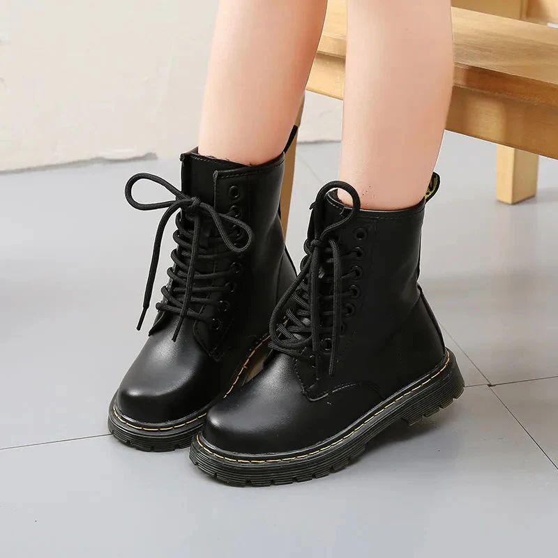 Детские Ботинки Martin для мам и девочек зимние осенние детские ботинки принцессы