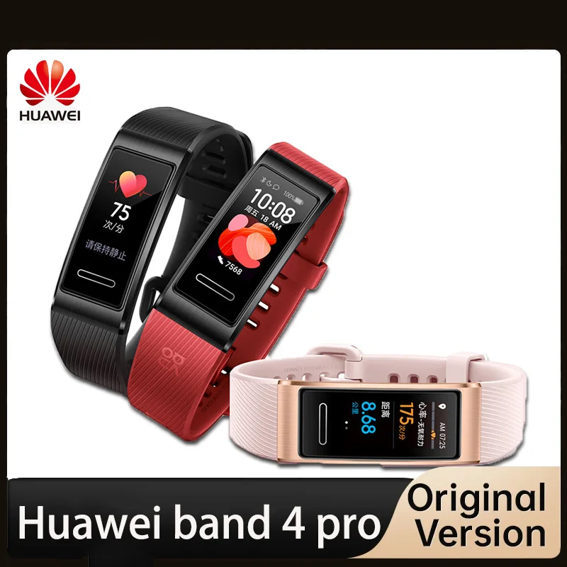 Huawei-pulsera inteligente Band 4 Pro, Original, con monitor de ritmo...