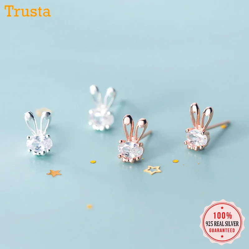Trustdave 100% 925 Твердый Ювелирные изделия из настоящего стерлингового серебра милый