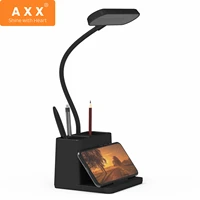 axx led table lamps dimmable study desk lamps children kids usb rechargeable bright reading desk light bedroom small night light
