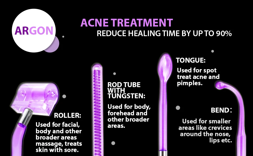 Инструменты для ухода за лицом высокочастотная электротерапия палочка высокое
