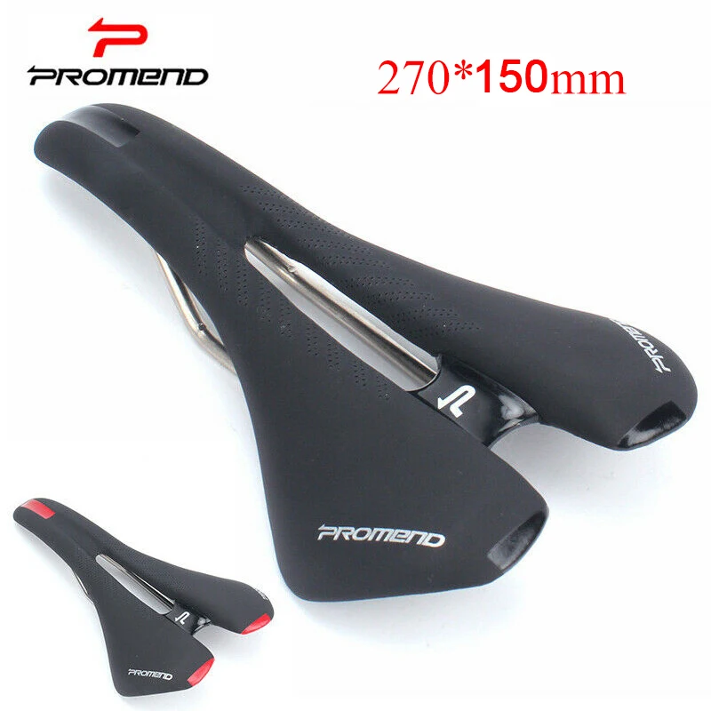 PROMEND удобное седло MTB дорожный велосипед полое дышащее сиденье кожаная велосипедная Подушка сиденье для горного велосипеда аксессуары для велоспорта - изображение