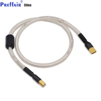 hi end occ silver plated usb audio cable data usb cable dac usb hifi cable a b usb cable