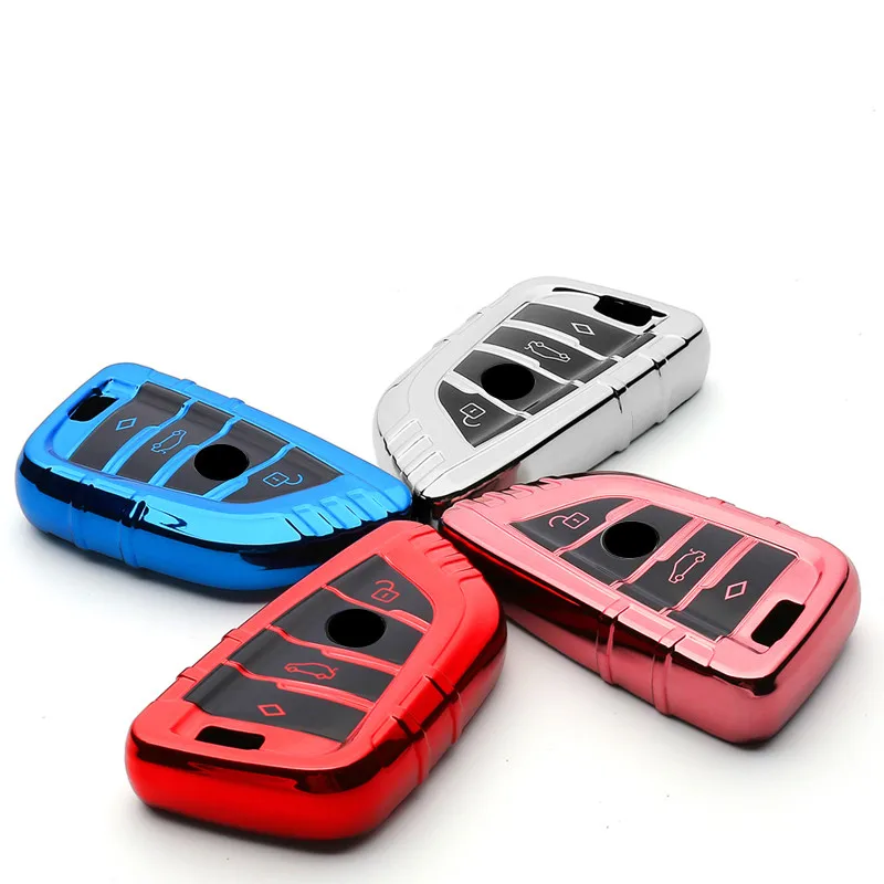 

TPU Silicone Car Key Case Full Cover Protection Shell Car Styling For BMW X5 F15 X6 F16 G30 7 Series G11 X1 F48 F39 Accessories