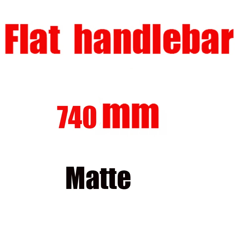 740mm matte MCFK углеродное волокно MTB для велосипедного руля 31,8 мм UD углеродный горный велосипед 4 зачесывать 9 прямая стреловидность матовый - Цвет: 740mm matte