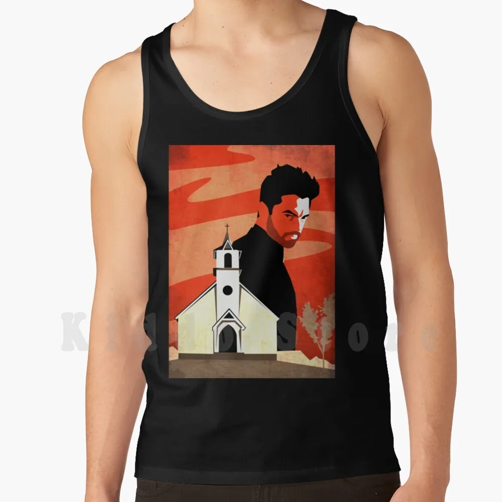 Майки Preacher Жилет без рукавов Amc Dominic Cooper Annville Texas Comic Book TV Jesse Custer