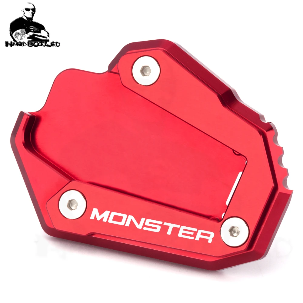 Новая подставка для мотоцикла MONSTER CNC с логотипом боковая удлинитель