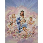 5D алмазная живопись сделай сам, Дева Мария, алмазная вышивка, мозаика, религиозная полноформатная картина Стразы, домашний декор, ручная работа, подарки