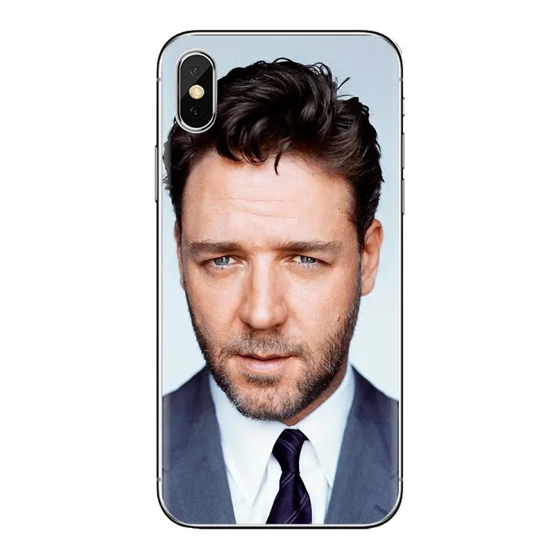 Soft Shell Крышка Russell Crowe мужской актера портрет для LG G3 G4 мини G5 G6 G7 Q6 Q7 Q8 Q9 V10 V20 V30 X