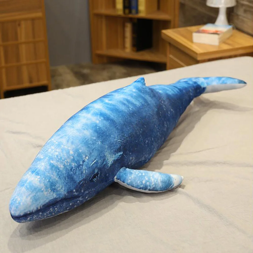 

Blue Whale Shark Fish Boy Children Birthday Christmas Gift Stuffed Plush Toys Sleeping Pillow
