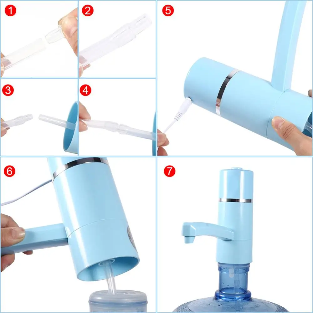 

Electric Water Dispenser Drink Water Pump With USB Cable Drinking Water Bottles Suction Unit Water Dispenser dispensador de agua