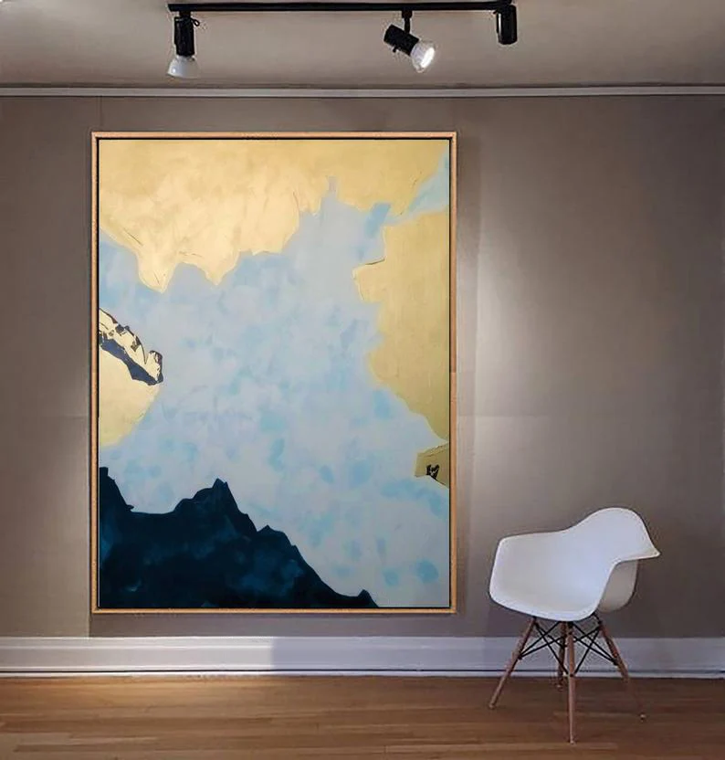 

Genesis Золотая картина абстрактная настенная живопись абстрактная акриловая золотая металлическая Абстрактная живопись Золотая Абстрактна...