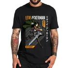 Футболка мужская летняя с коротким рукавом, японское аниме атака на Титанов, Повседневная Уличная одежда в стиле Харадзюку