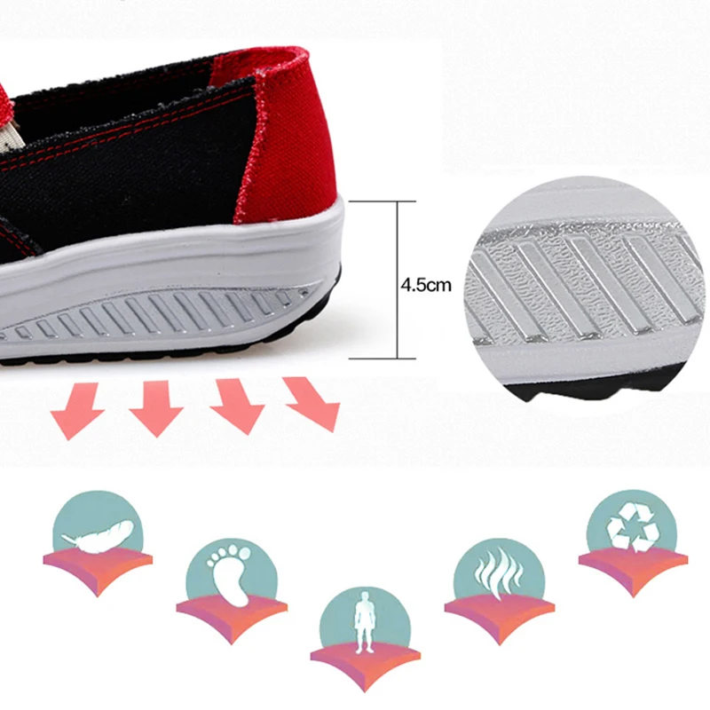 

Women Canvas Shoes Woman Ladies Casual Shoes Lady Loafers Women's Flats Slip on Shoes Tenis Feminino Zapatos De Mujer