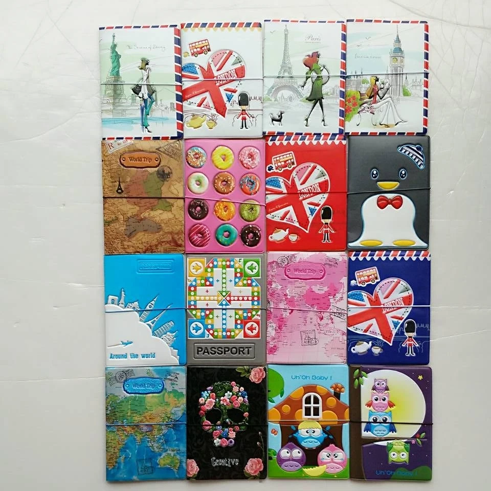 

Путешествия по всему миру карта Обложка для паспорта, сумка для карт, держатель для паспорта, бизнес держатель для карт, ПВХ кожаный кредитн...