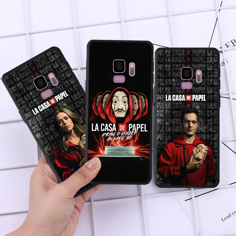 Чехол для телефона Samsung S9 с испанским ТВ бумажным домом чехол S20 Ultra S10E S10 S8 Plus S7