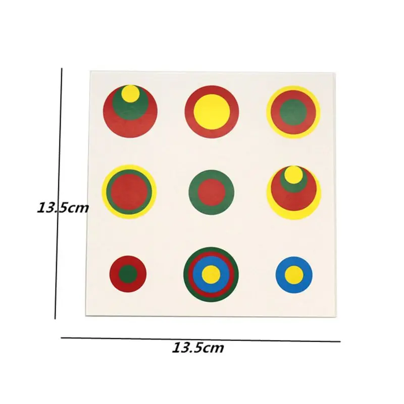 

Montessori Wooden Cylinders Educational Toys With Card Kids Children Early Teaching Gift
