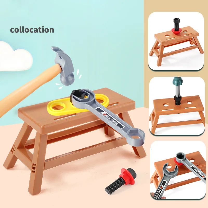 Пластиковый детский набор инструментов для ремонта игрушки ролевых игр Игрушки