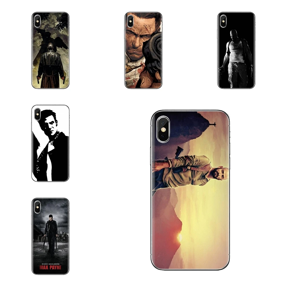 Max Payne 2008 художественные киноигры для Xiao mi 4 5 5s 6 A1 A2 5X6X8 9 Lite SE Pro Mix 2 3 2S Прозрачный