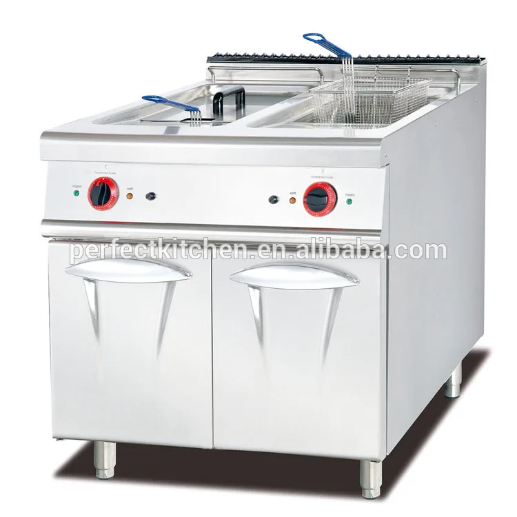 

Industrial 28L Free Standing Stainless Steel Electric Deep Fryer with 6-gate Timer