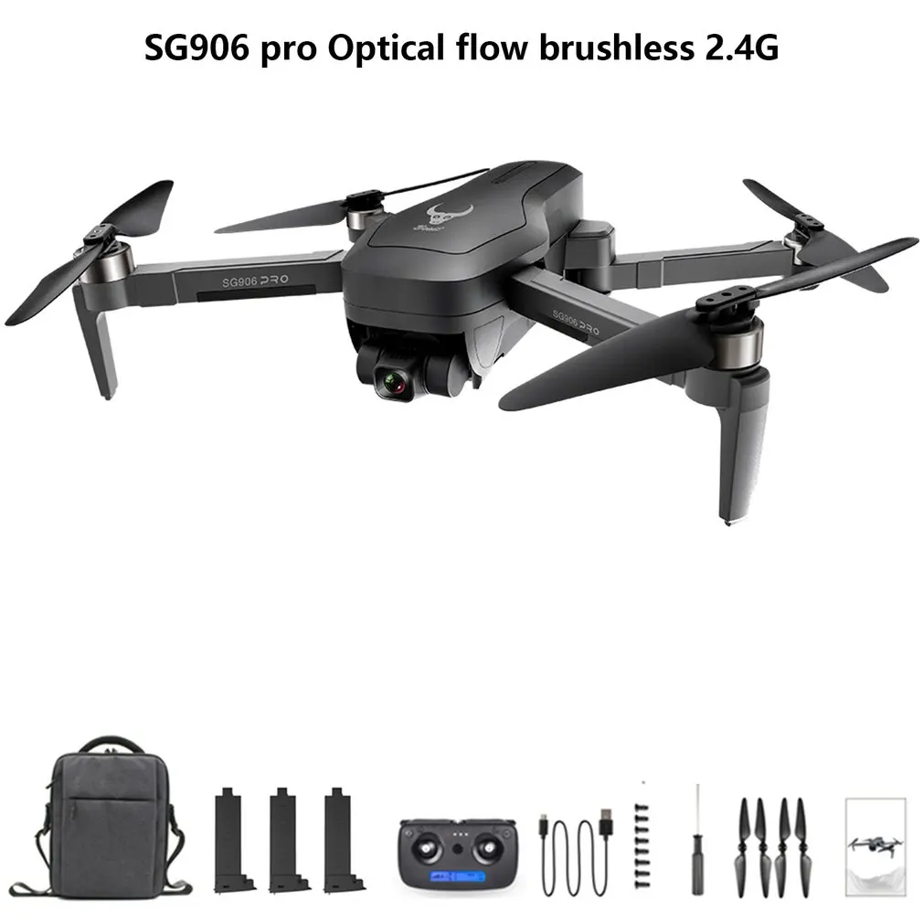 

SG906 Pro 2,4G GPS, беспилотные летательные аппараты с 4K с Wi-Fi Камера 2-осевой карданный бесщеточный двигатель Профессиональный складной Квадрокопт...
