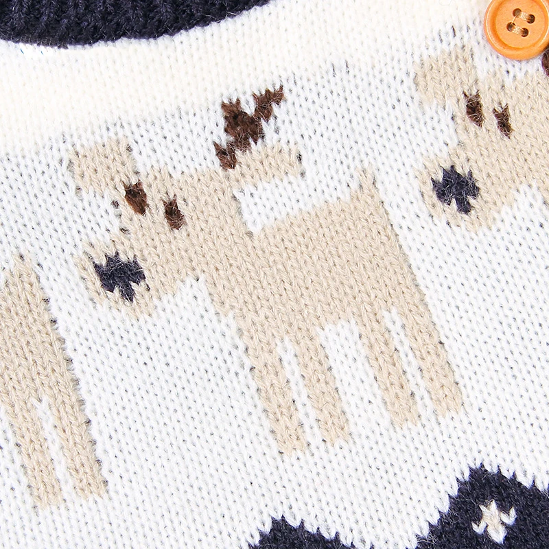 New Winter baby knit sweater Christmas night toddler boy fashion children elk winter girl clothes |