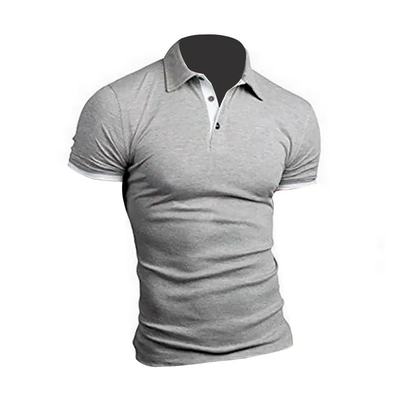 

New Cotton Men's Polos Shirts Solid Color Classic Polo Shirt Men Short Sleeve Top Quality Casual Business Social Polo Men Shirts