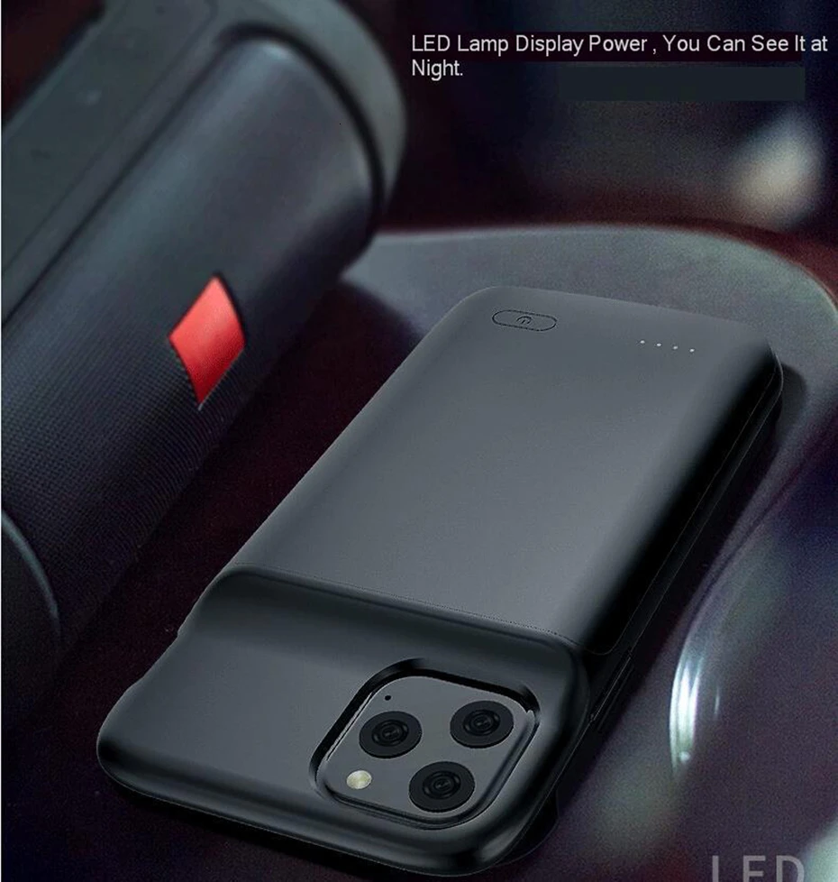 Для iPhone 11 Pro Max чехол для зарядного устройства Мягкий Силиконовый противоударный чехол для резервного зарядного устройства для iPhone 11 внешний аккумулятор