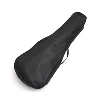 1pc black 21 inch oxford cloth ukulele hawaiian guitar bag for 15 frets 4 strings music instrument waterproof storage carry bag