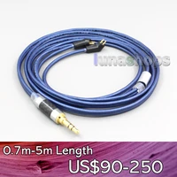 ln006806 2 5mm 4 4mm xlr 3 5mm high definition 99 pure silver earphone cable for etymotic er4b er4pt er4s er6i er4 2pin
