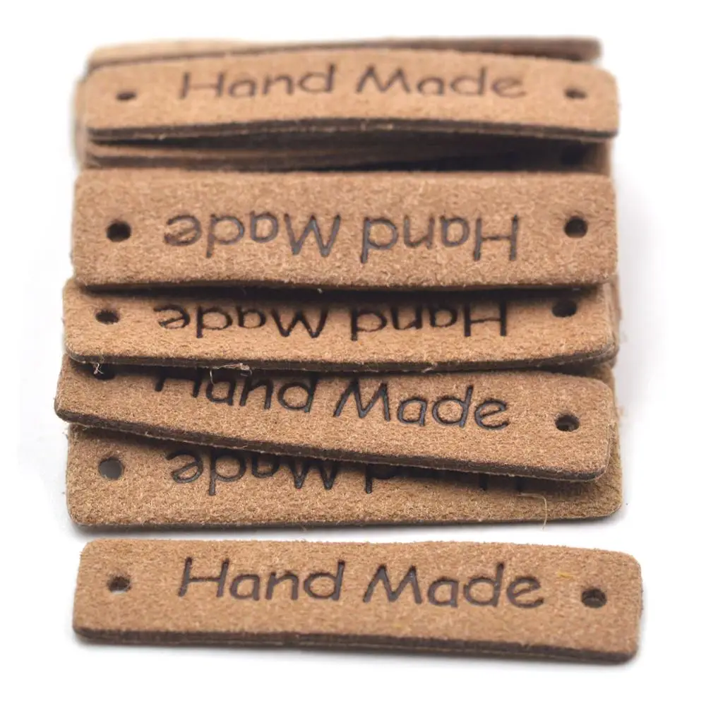 Этикетки KALASO ручной работы ярлыки для одежды светильник кой кофейной ручная