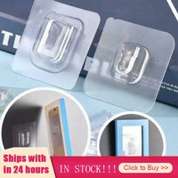 hot double sided adhesive wall hooks wall hooks hanger strong suction cup sucker wall storage holder for kitchen bathroom