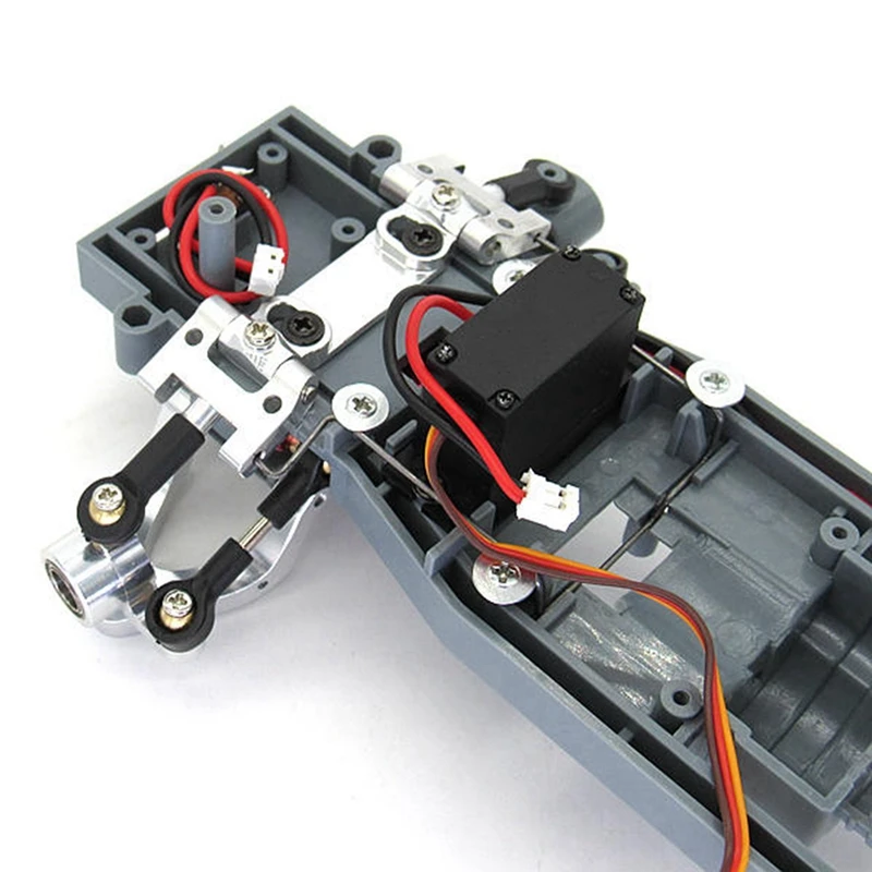 

2 Set for WPL D12 1/10 RC Truck Car Upgrade Parts Metal Upper Lower Swing Arm Steering Cup Knuckle Set, Black & Silver