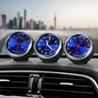 Украшение для автомобиля, автомобильные часы, часы, термометр, гигрометр, часы для украшения интерьера дома и автомобиля, автомобильные аксессуары