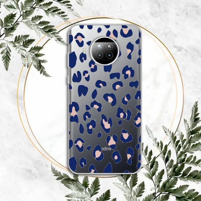 

Leopard Print sexy pattern Phone Case Transparent for Xiaomi Redmi note 10 t 8 9 pro lite 11