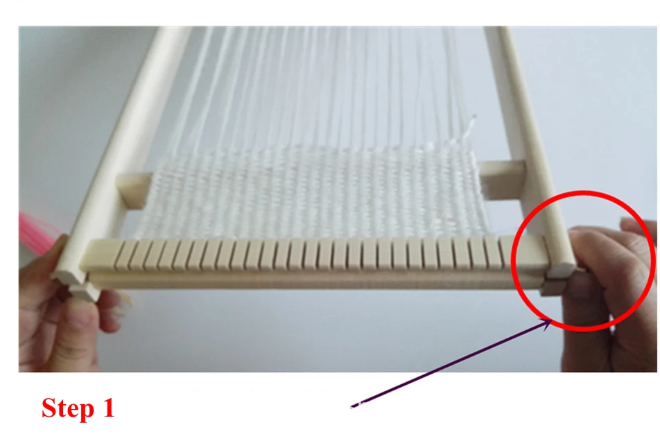 Деревянные DIY сборка традиционного ткацкого станка детская игрушка ремесло прочный ткацкий каркас вязальная машина научная образовательная игрушка