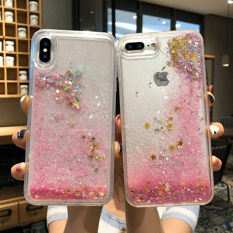 Sinzean 25 шт. для IPOHNE 11 Pro MAX/XS/XR Блестящий Жидкий чехол для IPHONE 678 Plus/6 S зыбучие пески Bling power Мягкий ТПУ+ чехол для ПК