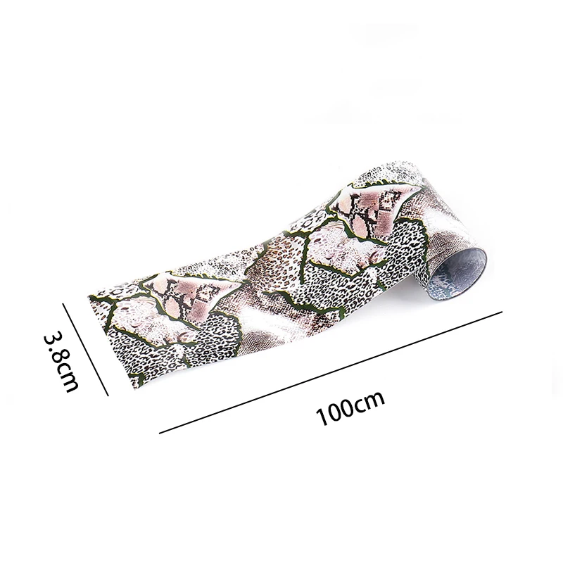 

10 Rolls/box Sparkly snake pattern Nail Art Decoration Water Transfer Sticker Decals Nail Accessories